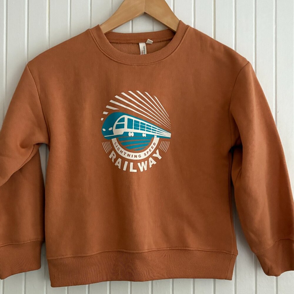 NWT Japan Bullet Train Kids Sweatshirt